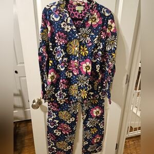 Vera Bradley Floral 100% Cotton Pajamas